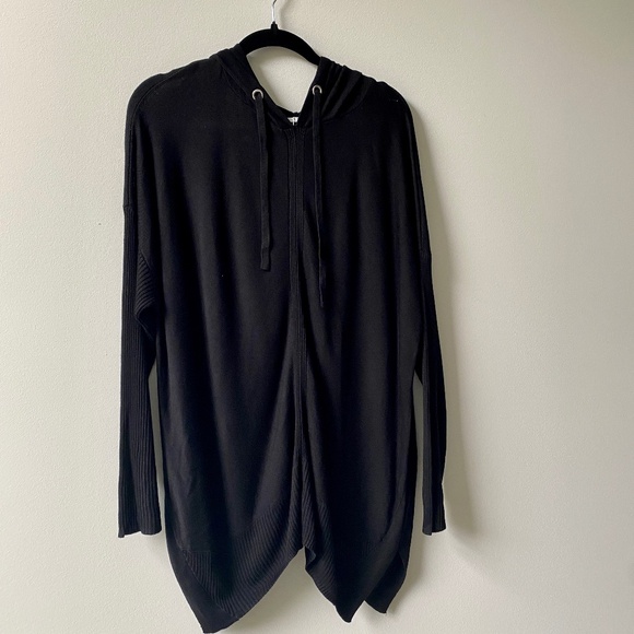 STITCHDROP Tie-Dye Hooded Pullover Tunic in Black - Medium M - NWT NEW - Picture 1 of 5